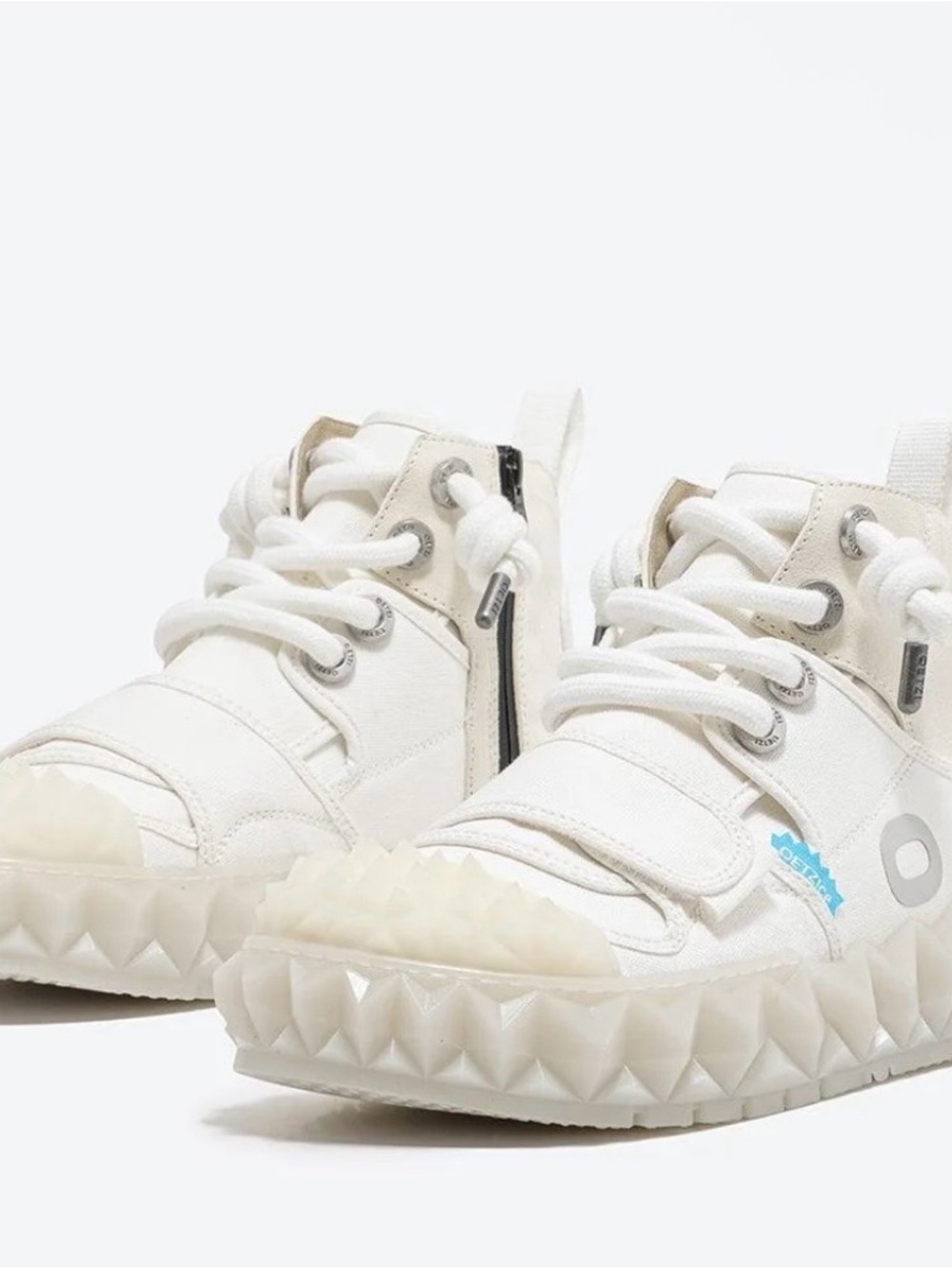 OETZI Zero ICE Chunky Sneakers White EU45 Futuristic Platform Trainer NWT Box - Picture 3 of 8